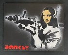 Banksy Rare Large Dismaland Painting 2015 with paperwork