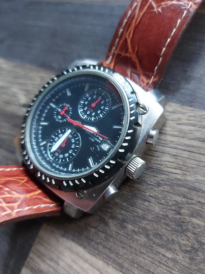 CRONÓGRAFO KAHUNA VINTAGE MUY GRANDE JAPÓN FUNCIONA - REPUESTOS REPARACIÓN Foto 2 de 4