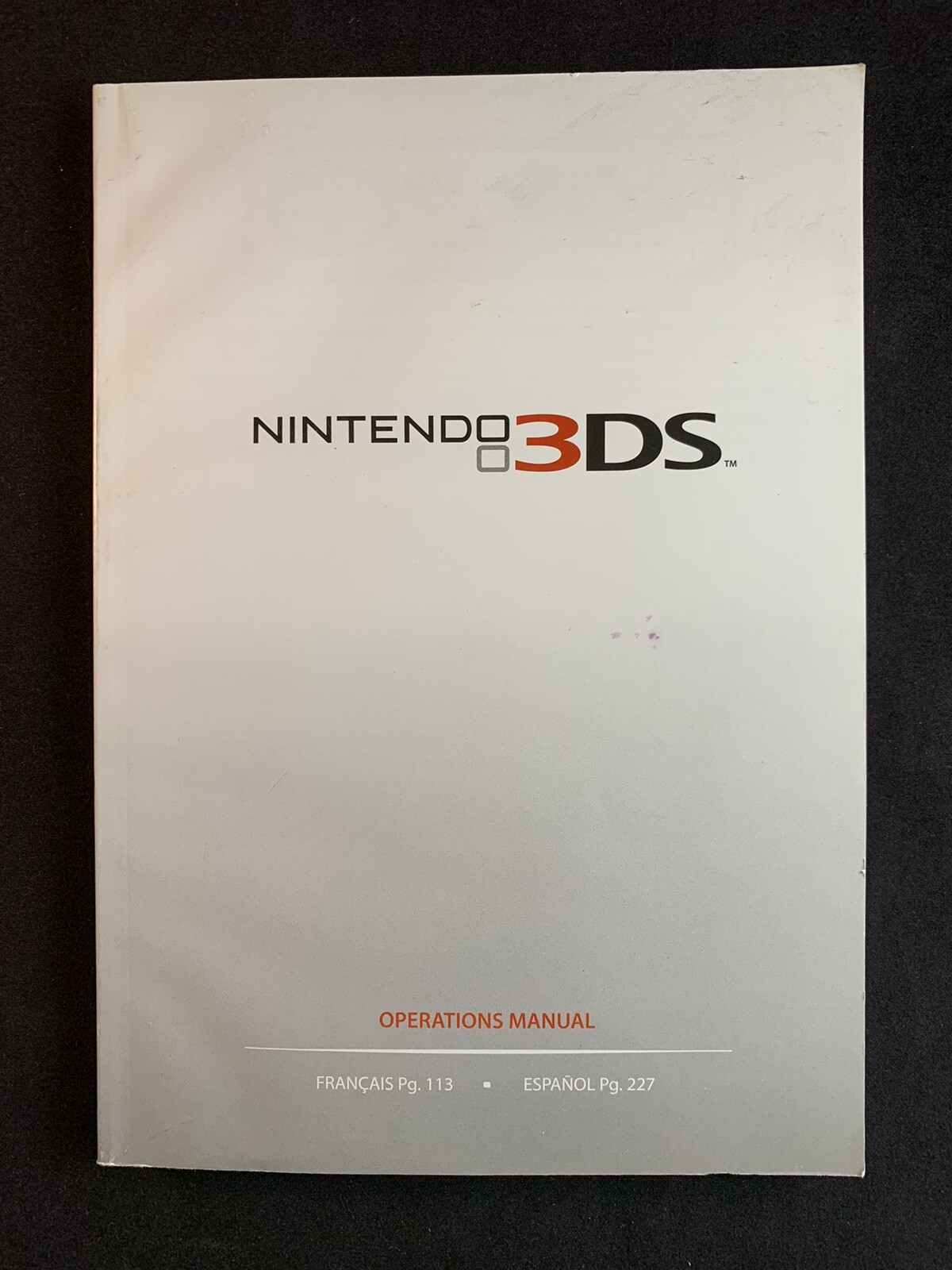 Nintendo 3DS Operations Manual (2011) eBay