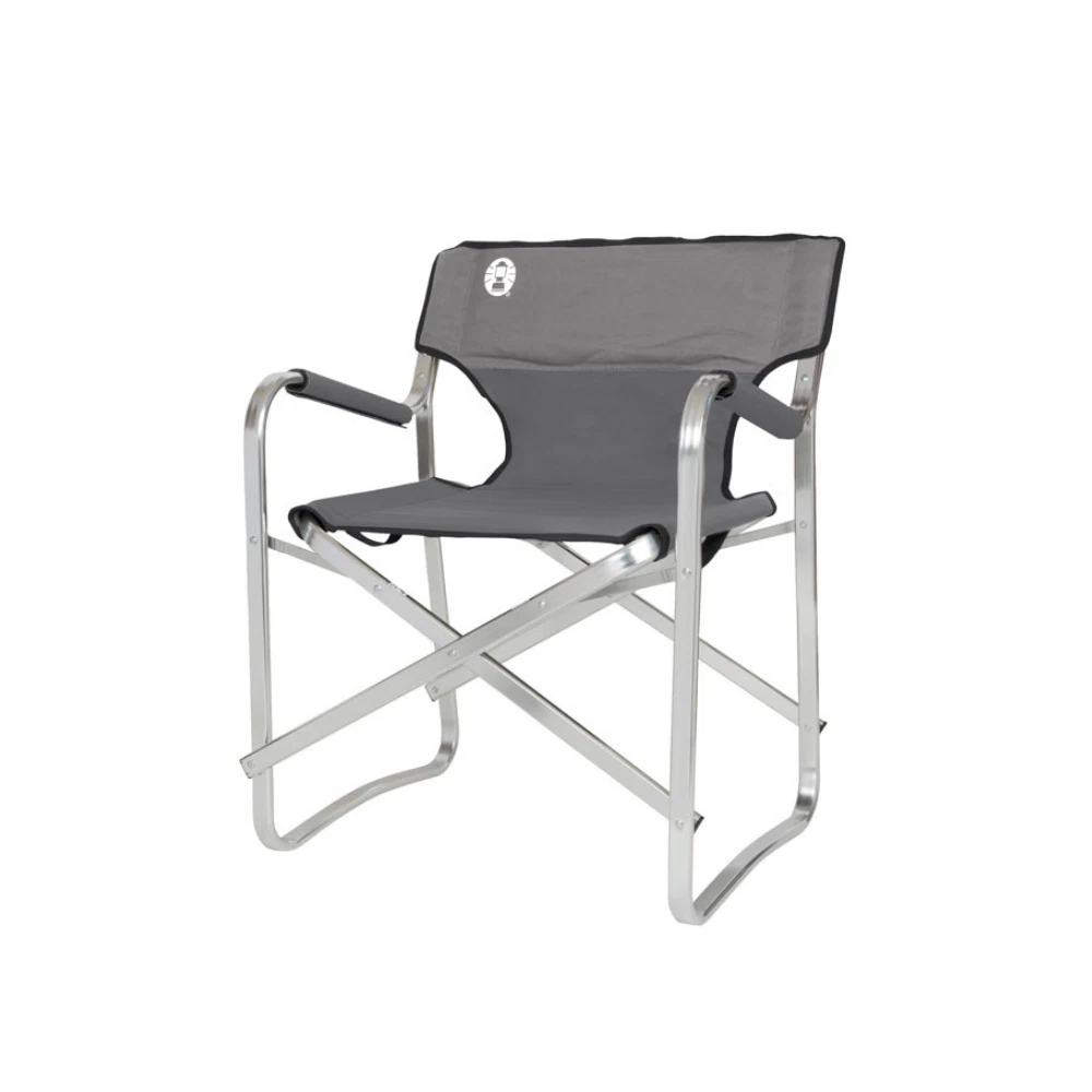 Coleman Deck Chair Aluminium Camping Garden Folding Beach Summer Caravan Seat