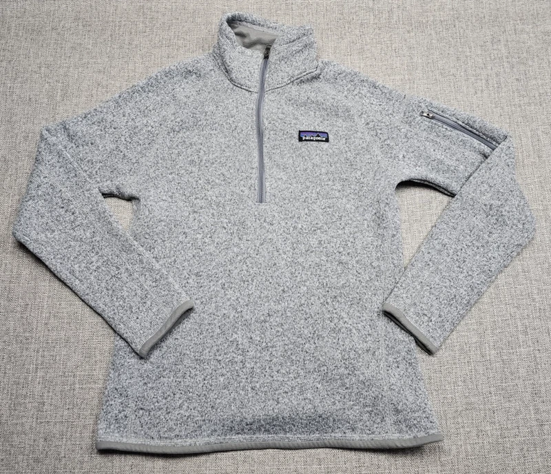 patagonia better sweater 1/4 zip pullover outdoor hiking jacket