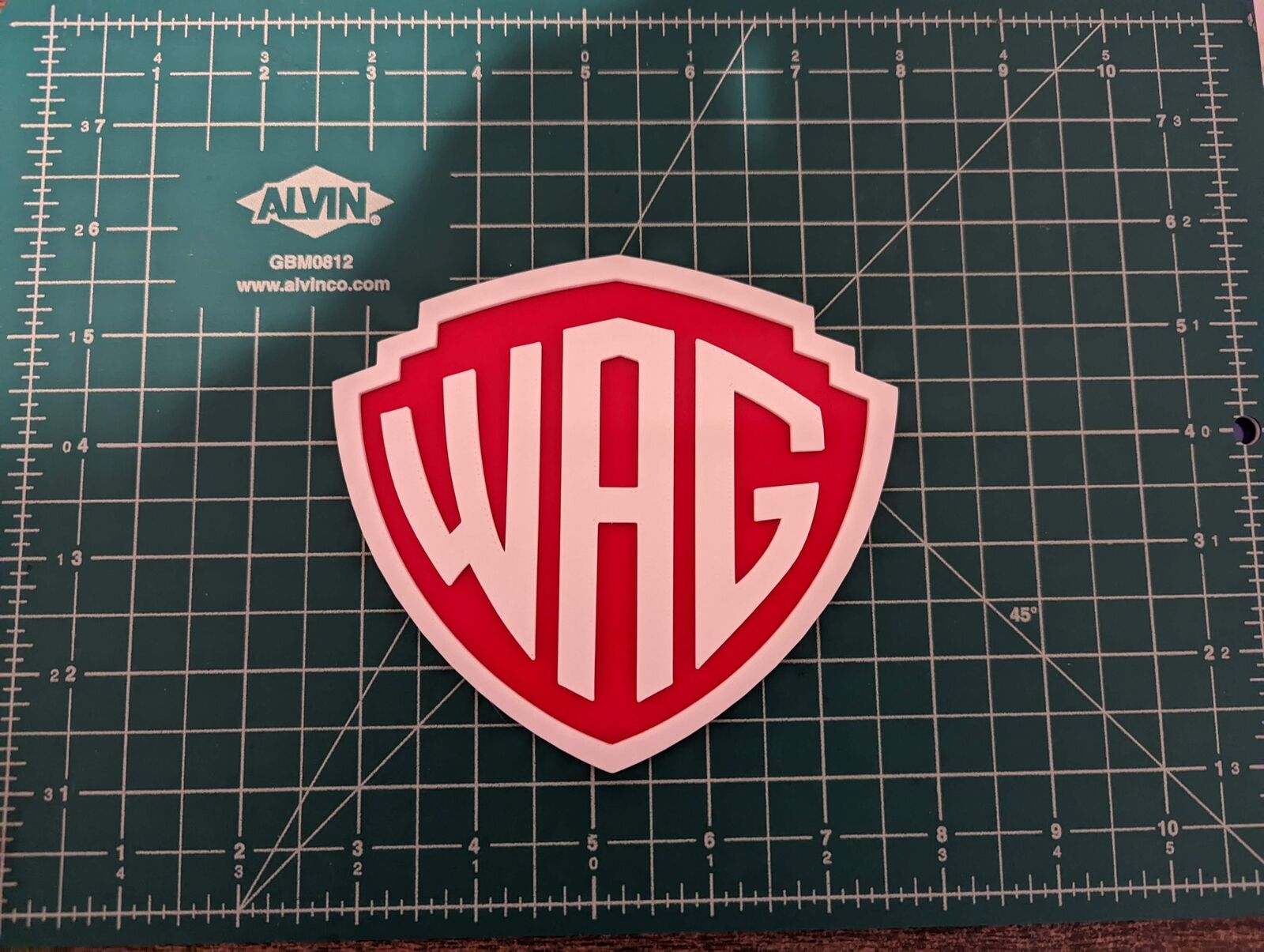 Warner Animation Group WAG WB Bros 3D printed logo shield wall display |  eBay