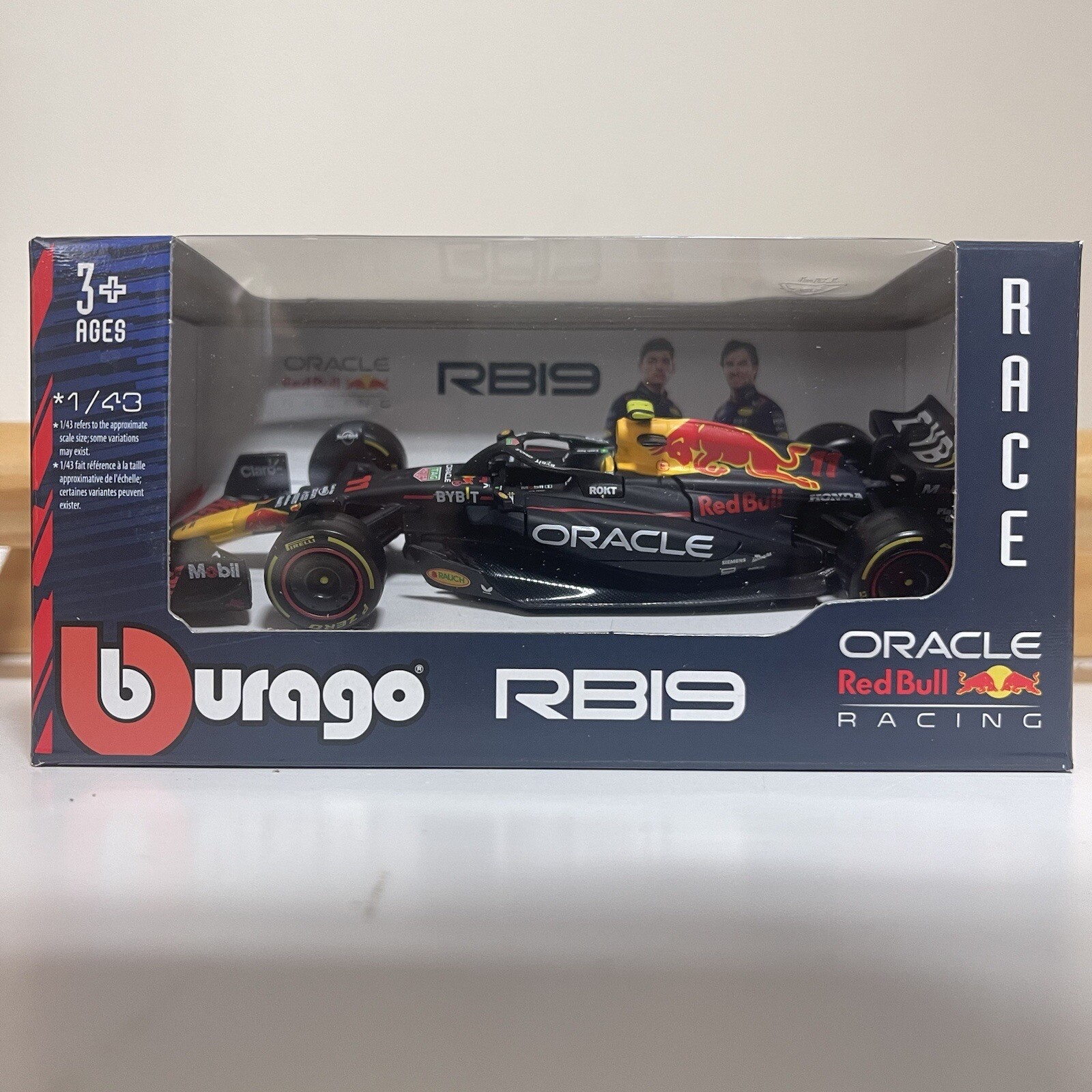 1/43 Bburago Red Bull F1 RB19 #11 2023 - Sergio Perez B18-38182P