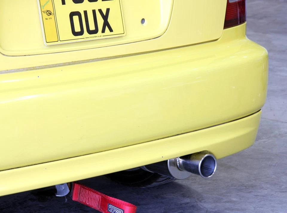 M2 MOTORSPORT AXLE BACK EXHAUST SPOON N1 STYLE HONDA CIVIC EG EK BACK BOX Y2464 - Image 3 of 4