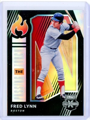 2021 Panini Elite Extra Edition FRED LYNN JARREN DURAN Passing the Torch SSP
