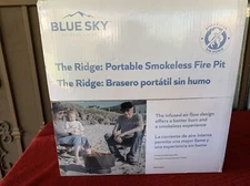 Blue Sky Outdoor Living Ridge Portable Fire Pit, Smokeless 16-Inch 