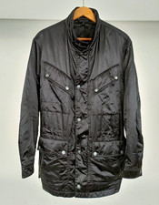 Giubbotto Hugo Boss piumino primavera nero lucido giacca a vento-XXX