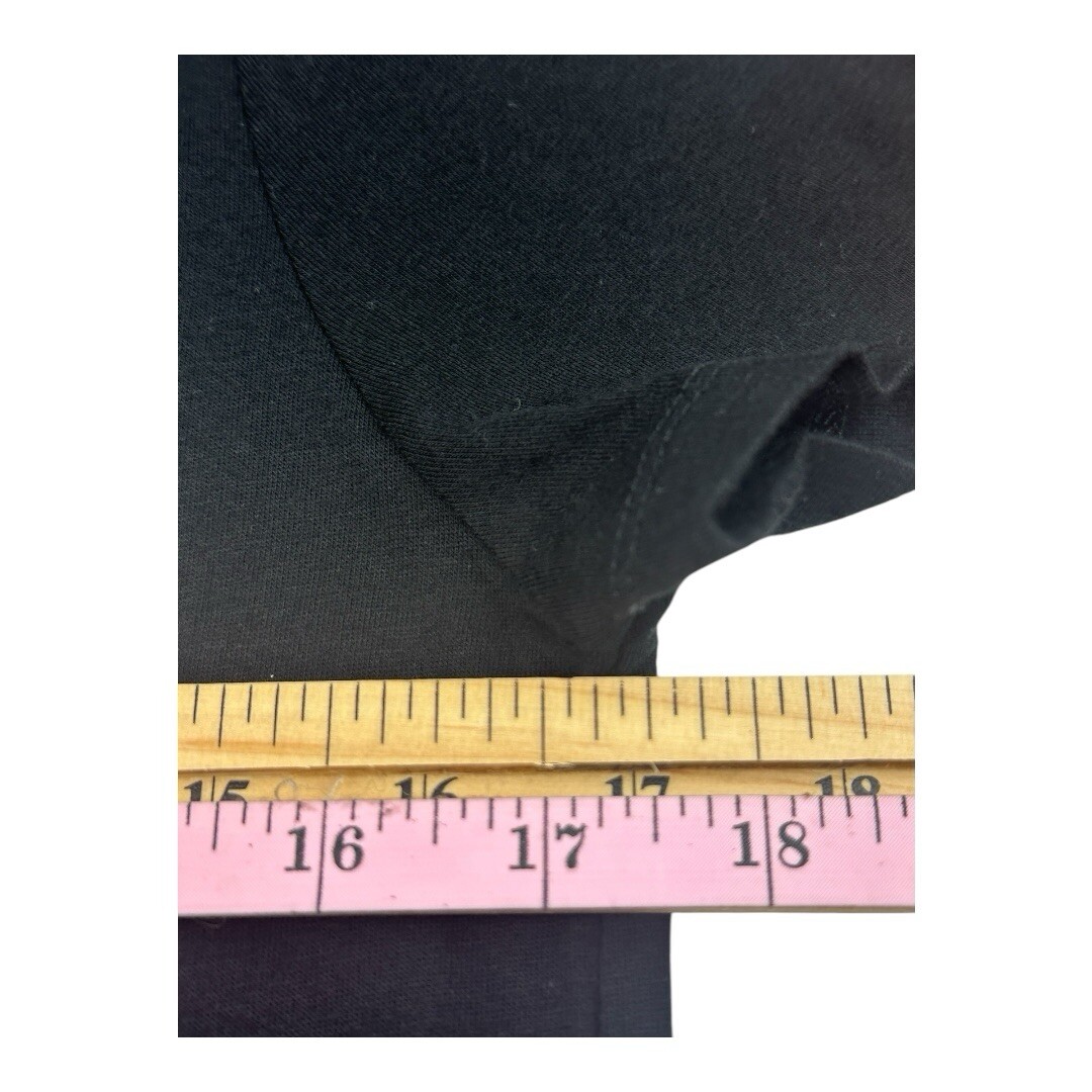 Children’s Place Shirt Womens Medium Black Silver Best Mom Ever Short Sleeve image 5
