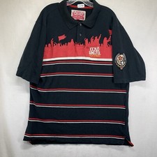 Vintage 90s y2k Ecko Unltd Rugby Style Polo S...