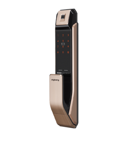 Zigbang SHP-P71 Keyless Fingerprint PUSH PULL Digital Smart Door Lock - Picture 2 of 4