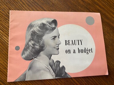  Beauty On A Budget  Booklet From 1954 By The Gillette Company