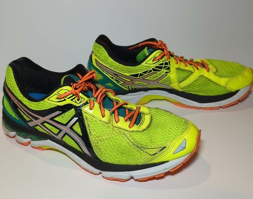 Asics GT2000 Dynamic Duomax T500N Men's Size 9.5 Neon  Yellow/Orange/Black/Teal | eBay