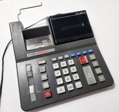 CASIO CE-6000 レジスター A127 Vintage Casio 2 color Print Fr127 Calculator 100% Works | eBay