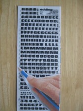 1 x Edding U/C Buchstaben/Staub Jumbo Normal 5mm 18pt Transfer Ref 8222