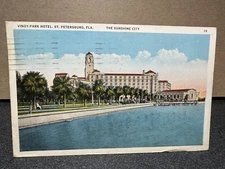 Vinoy-Park Hotel, St. Petersburg, FLA. 1930 USA Collectible Posted Postcard