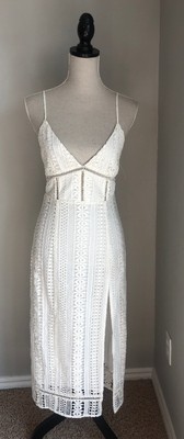 lovers and friends white lace dress