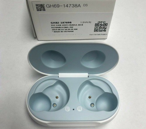 ORIGINALE originale Samsung GALAXY Buds Caso di ricarica SM-R170 Bianco  GH82-18769B | eBay