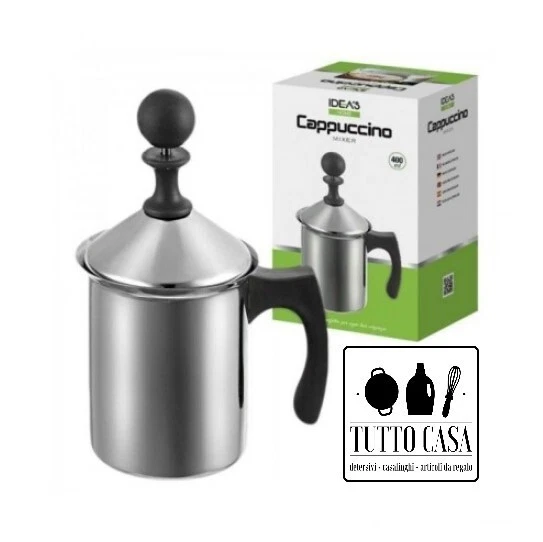ABM CAPPUCCINO MAKER MIXER PER SCHIUMA MONTA LATTE CAFFE IN ACCIAIO INOX 400 800 ML