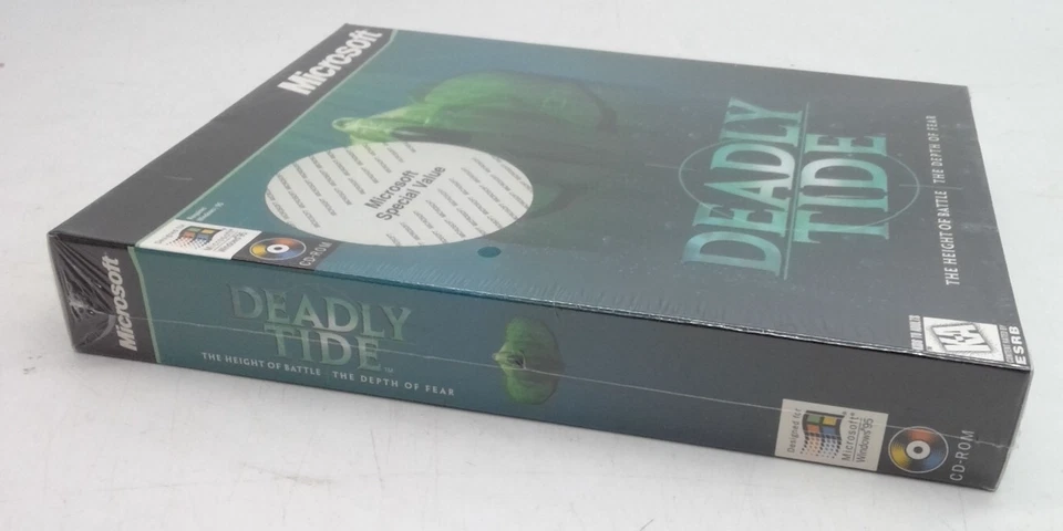 Deadly Tide Microsoft Windows 95 PC Game 1996 New Sealed - Image 4 of 4