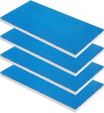 VIVOHOME 4Pcs Airbrush Spray Booth Filter Double-Layer Airbrush Hobby Airbrush f