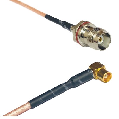 RG316 TNC Female Small Bulk to MCX FEMALE ANGLE RF Cable Rapid-SHIP LOT