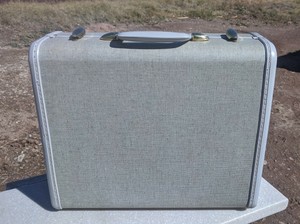 blue marble suitcase