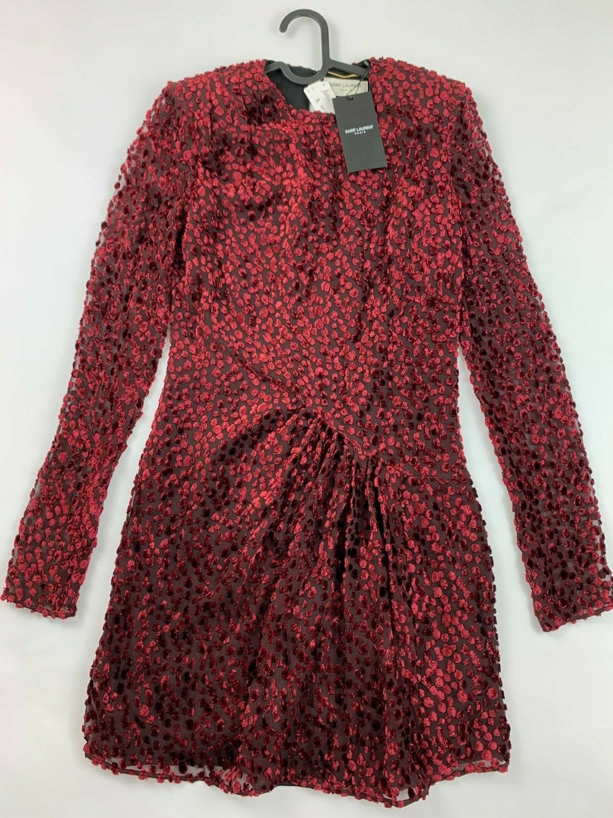 Abito nero SAINT LAURENT nuovo con etichetta taglia 36