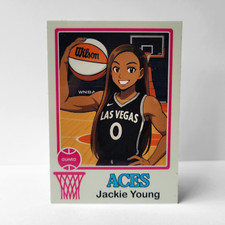 WNBA Las Vegas Aces Jackie Young Cute Anime NBA fridge magnet basketball