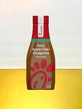 〽️ New Official Chic Fil A Zesty Apple Cider Vinaigrette Dressing Bottle 12oz