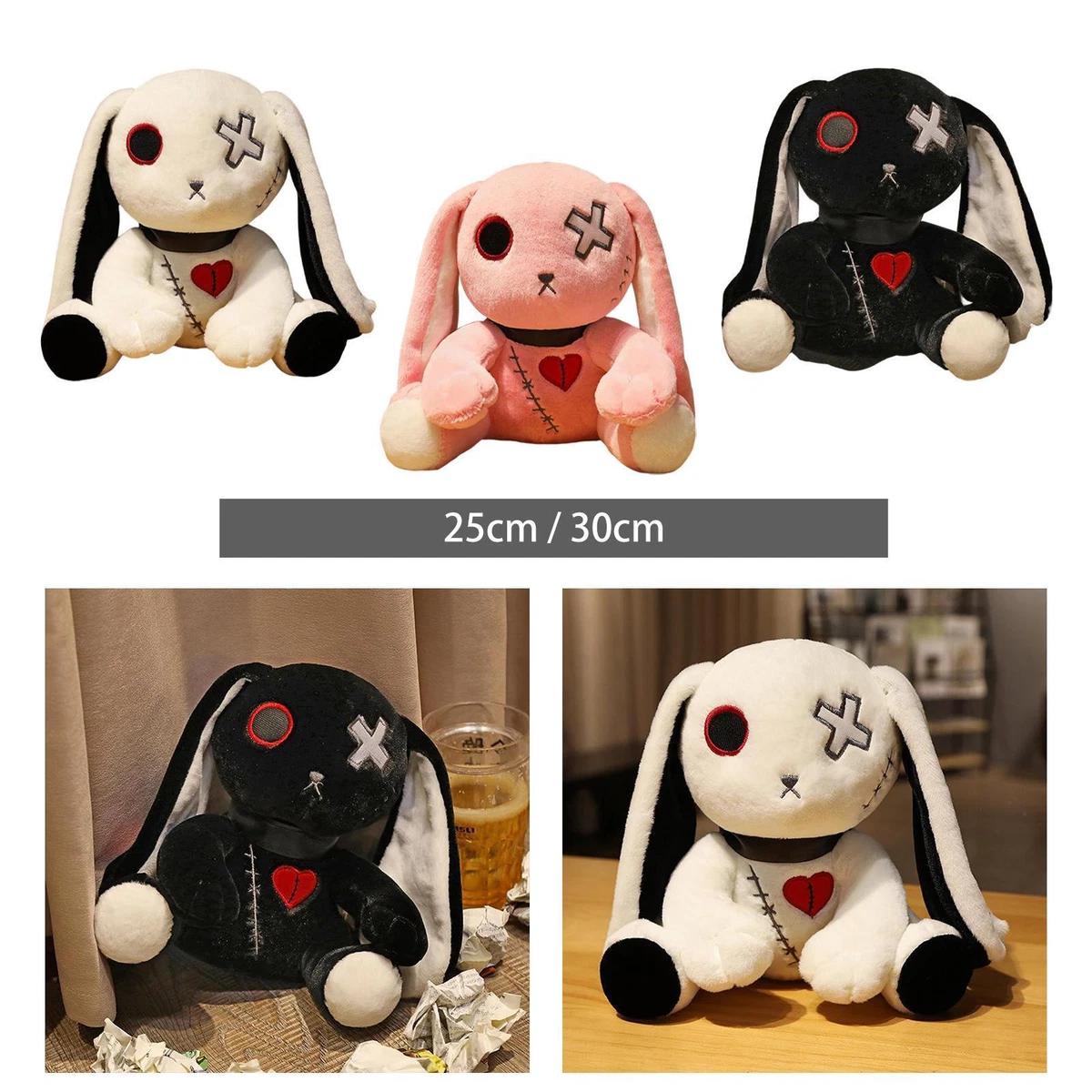 Gothic stuffed cheap animals