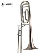 Levante LV-TB6415 Professional Bb/F Tenor Trombone Clear Lacquer with Case