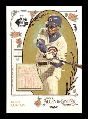 2024 Topps Allen & Ginter #AGR-KLOF Kenny Lofton A&G Relics Full Size A