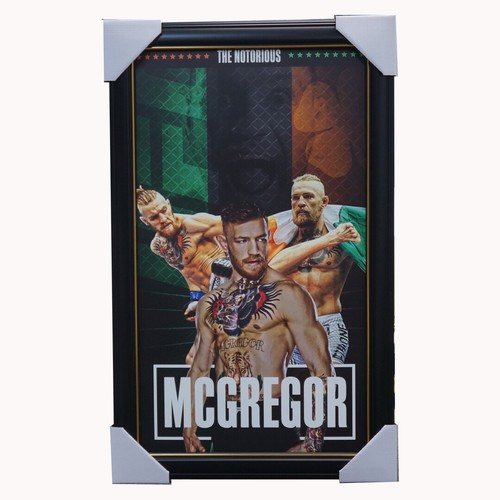 Conor McGregor UFC Champion The Nororius Estampado Enmarcado - Recuerdos - Imagen 1 de 1