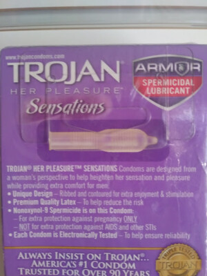 trojan her pleasure spermicidal lubricated condoms review Amazon.com: TROJAN Her Pleasure Sensations Condoms, Ribbed Condoms, Spermicidal  Lubricated, 12ct : Health & Household