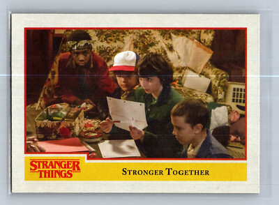 Stronger Together - 2018 Stranger Things Series 1 Base  Card # 87