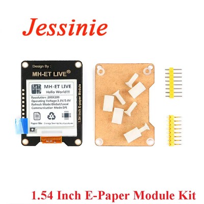1.54 Inch E-Paper Display Module Black White SPI Global/Part Refresh EInk