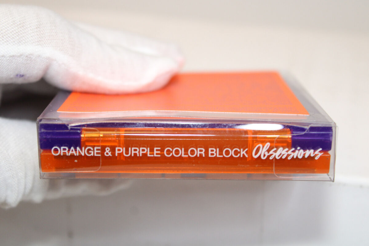 Color Block Obsessions Palette: Purple & Orange