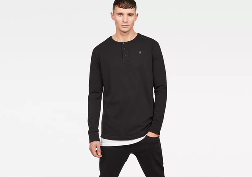 G-Star RAW Starkon Grandad Henley T 