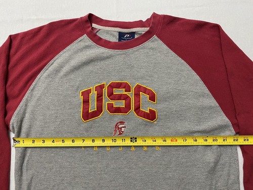 VTG Pro Player USC Trojans Men's 90s Embroidered Long Sleeve Sweatshirt Size L - Picture 7 of 8