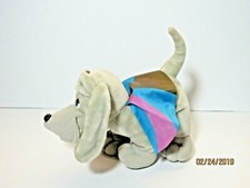 Vintage 1991 Tonka Pooch Patrol Gray Grey Dog Plush Puppy Mask Cap Stuffed