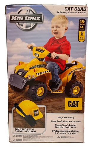 Kid Trax 6V CAT Toddler Quad Powered 