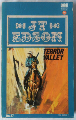 Terror Valley by J. T. Edson 1968 Corgi Edition #27 Paperback.