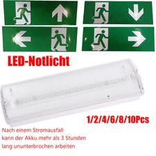 Notleuchte Notausgang Exit Fluchtwegleuchte LED Notlicht Fluchtweg 1-10Stücke