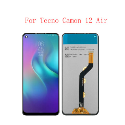 6.55'' For Tecno Camon 12 Air CC6 LCD Display Touch Screen Digitizer Assembly