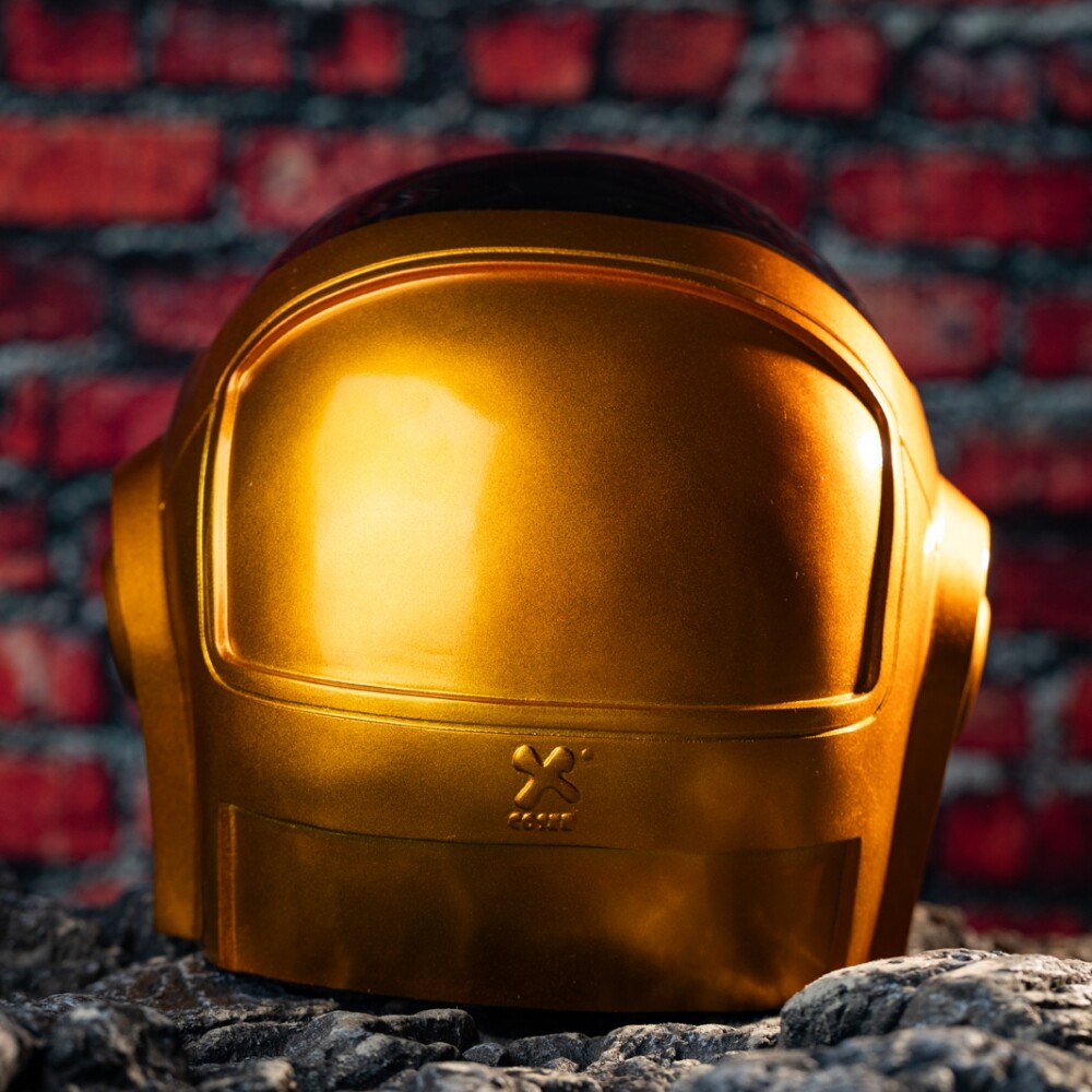 Xcoser Kids Daft Punk Guy-Manuel Helmet Cosplay Mask Resin Xcoser Kids Daft Punk Guy-Manuel Helmet Cosplay Mask Resin