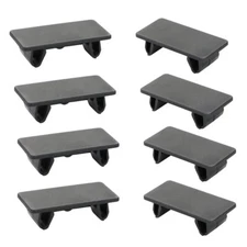 8 Pcs Rocker Switch Panel Cover ABS Rectangular Rocker Switch Blank Snap-in Hole