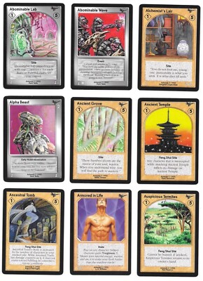 1995 Shadowfist Limited Edition TCG CCG Trading Cards / You Choose / bx89