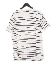 Noisy May T-Shirt Midi Dress XS in White