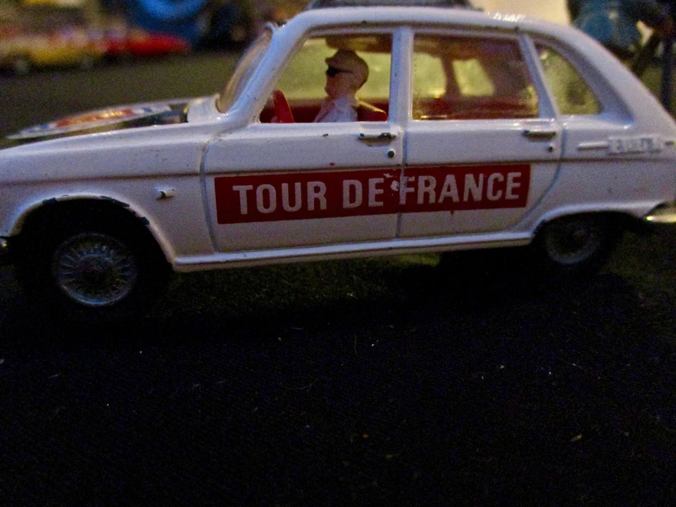 Corgi Toys GS13 Renault 16 Tour de France Kamerawagen 1:43 weiß schwarz original - Bild 2 von 4