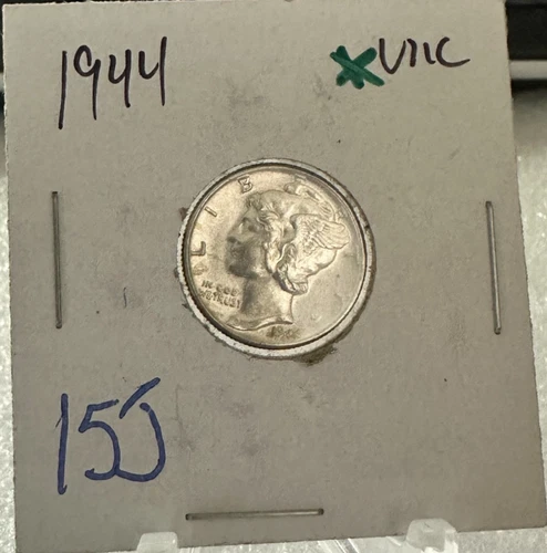 1944-P Mercury Dime — photo from another recent sale